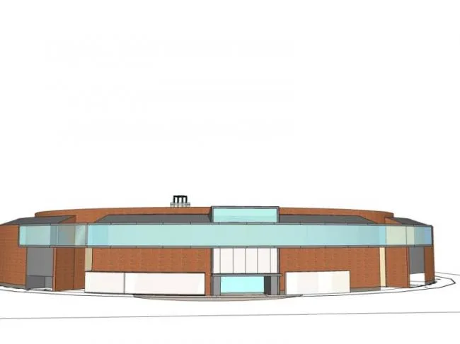 Sketchup Business Model | Multi story Business Center, Modern Style