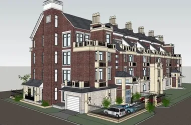 Classical Stacked Villa Design in SketchUp-BIM WORLD