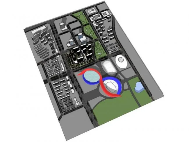 Sketchup Residential Model | High rise Residential Area, Modern Style