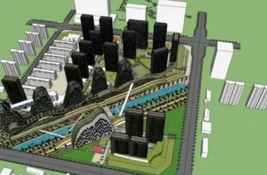 SketchUp Residential Models: High-Rise Buildings, Shopping Malls, Commercial Podiums, Modern Designs, and Eco-Friendly Communities-BIM WORLD
