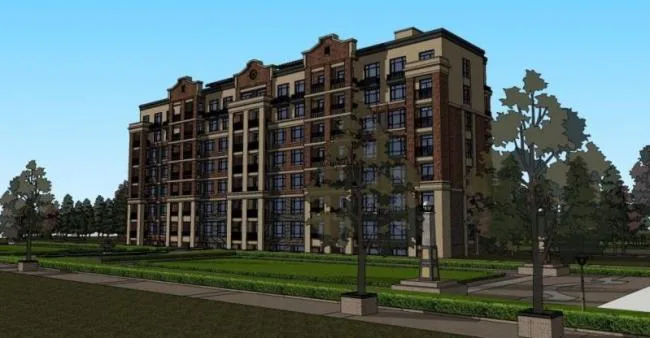 Sketchup Residential Model | Multi story Residence, Classical Style