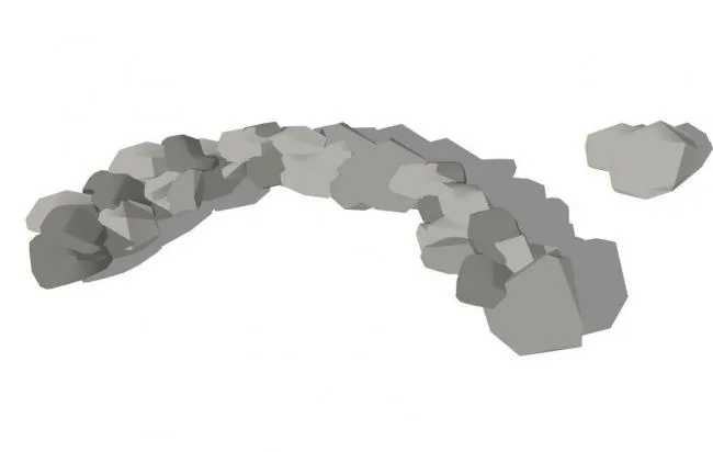 SketchUp Material Model: Landscape Stone Texture Component