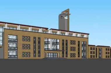 Modern Multi-Story School Building | Educational and Teaching Facility in SketchUp-BIM WORLD