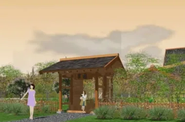 SketchUp Solo Villa Model in Traditional Chinese Style-BIM WORLD