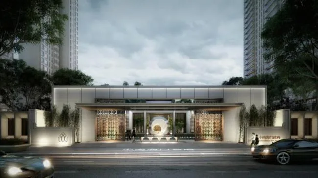 Sketchup Business Model | Multi story Commercial Sales Office, Modern Style