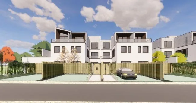 Sketchup Villa Model | Multi row Villa, Modern Style