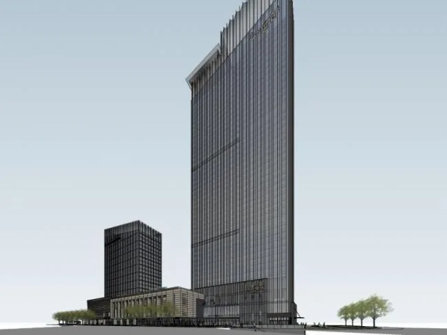 Sketchup Hotel Model | Super High rise Hotel, Modern Style