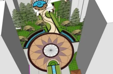 Modern Community Landscape Design in SketchUp-BIM WORLD