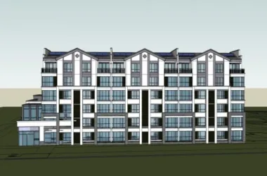 Modern Multi-Story Residential Model in SketchUp-BIM WORLD