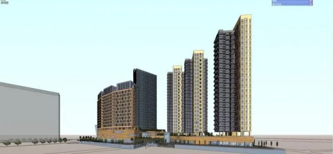 Sketchup Hotel Model | Super High rise Commercial Hotel, Modern Style