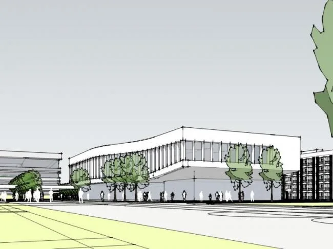 Sketchup School Model | Multi story School, Campus Educational Architecture, Modern Style