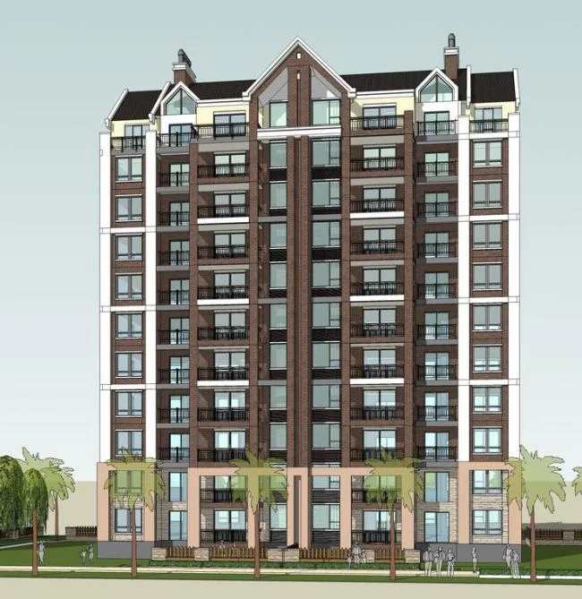 Sketchup Residential Model | Small and High rise Residential Buildings, European Style, Neoclassical Style, Residential Architecture