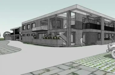 SketchUp Cultural Model: Modern Multi-Story Activity and Cultural Center-BIM WORLD
