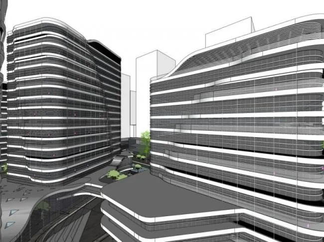 Sketchup Residential Model | High rise Residential Buildings, Modern Style, Residential Buildings