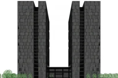 Modern High-Rise Residential Building Models in SketchUp-BIM WORLD