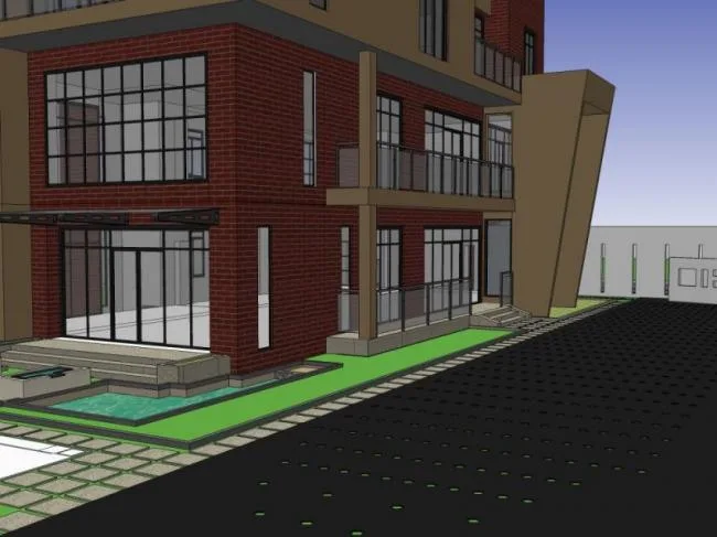 Sketchup Office Model | Multi story Office Building, Modern Style