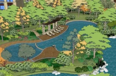 SketchUp Landscape Models: Community, Residential, and Classical Styles-BIM WORLD