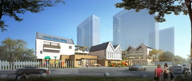 Sketchup School Model | Multi story Kindergarten, Modern Style, Educational Architecture