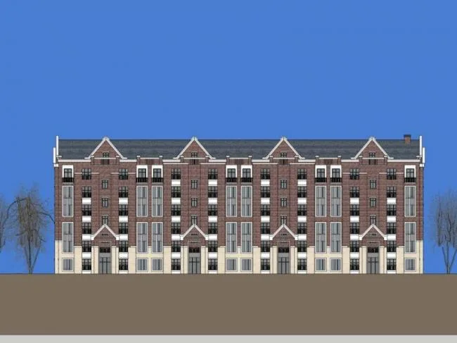 Sketchup Residential Model | Row House, British Style, Classical Style, Residential Architecture