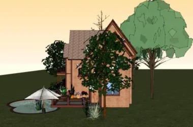 Classical Single-Family Villa Model in SketchUp-BIM WORLD