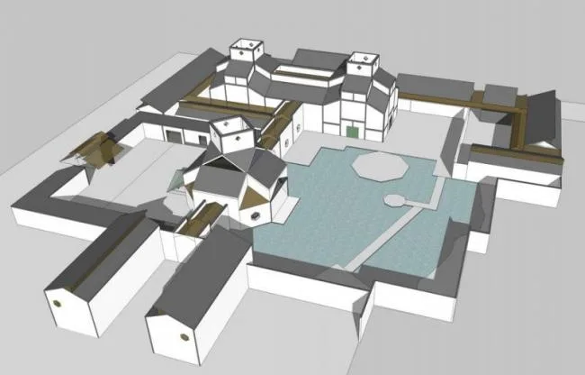 Sketchup Cultural Model | I.M. Pei Suzhou Museum, Multi story Museum, Cultural Architecture, New Chinese Style