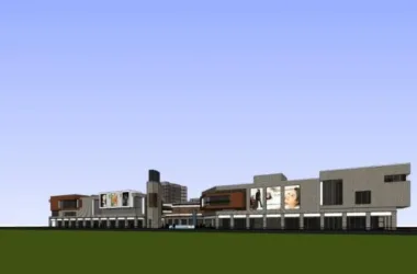 SketchUp Business Model: Modern Style Business Center Design-BIM WORLD