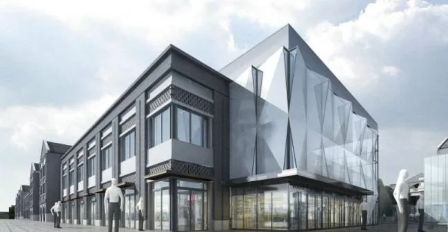 Sketchup Business Model | Multi story Commercial Street, Chinese Style