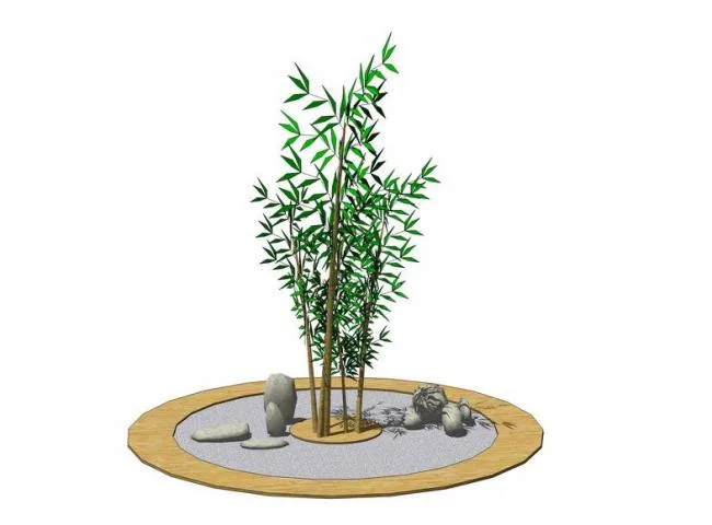 SketchUp Material Models: Tree, Pool, and Landscape Components
