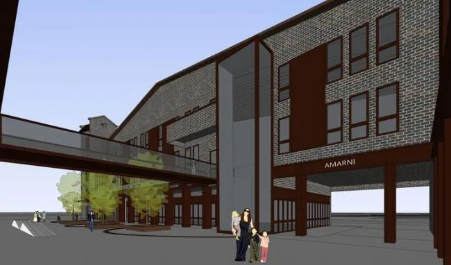 Sketchup Business Model | Multi story Commercial Street, Chinese Style