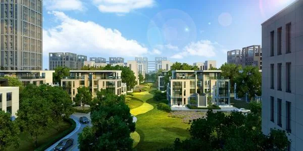 SketchUp Complex Model: Multi-Story High-Rise Office and Residential Building in Modern Style