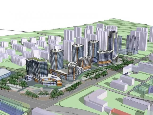 Sketchup Office Model | Multi story Office Building Area, Modern Style