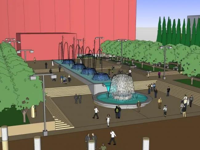 Sketchup Landscape Model | Residential Landscape, Residential Landscape, European Style