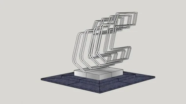 Sketchup Material Model | Landscape Sculpture Su Model Material Component