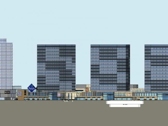 Sketchup Complex Model | Multi story Commercial Complex, Residential, Office, Modern Style