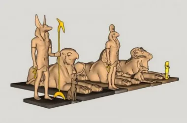 SketchUp Materials for Roman Figures, Animals, and Classical Landscape Sculptures-BIM WORLD