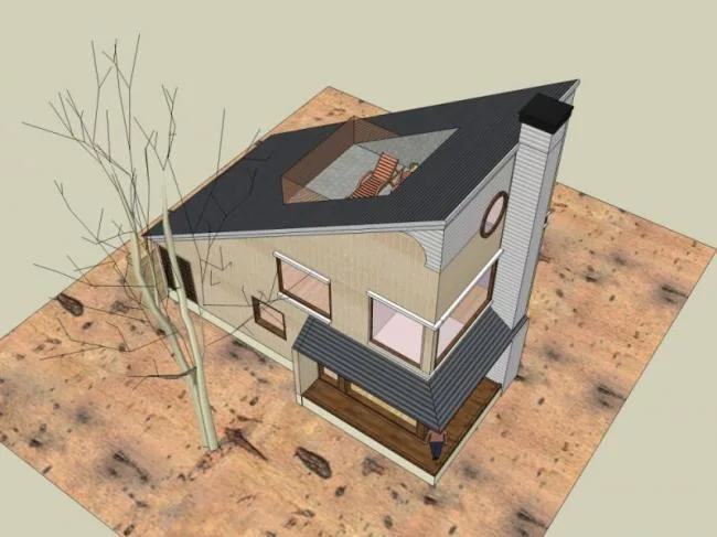 Sketchup Residential Model | Low rise Residential, Modern Style