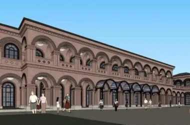 SketchUp Business Model: Multi-Story Sales Office in Classical Commercial Architecture-BIM WORLD