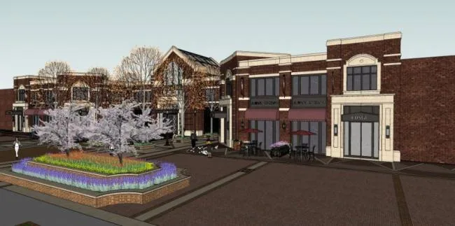 Sketchup Business Model | Low Level Clubhouse, European Style