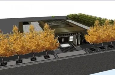 SketchUp Landscape Model: Chinese-Style Clubhouse and Garden Design-BIM WORLD