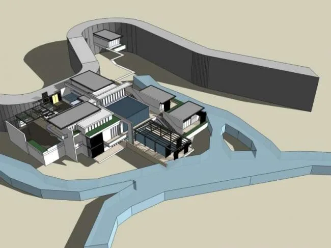 Sketchup Villa Model | Solo Villa, Modern Style