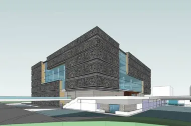 SketchUp Cultural Model: Modern Multi-Story Museum Architecture-BIM WORLD