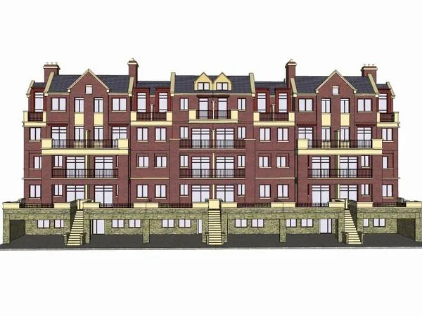 Sketchup Villa Model | Townhouse, Classical Style