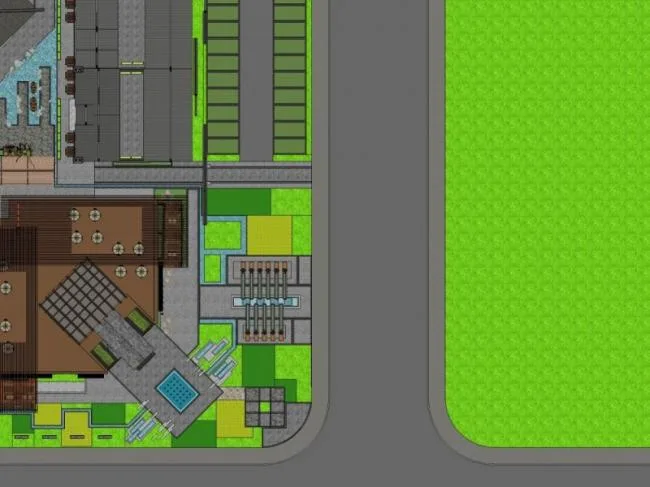 Sketchup Business Model | Multi story Commercial Street, Chinese Style