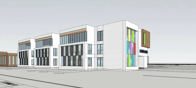 Sketchup School Model | Multi story Kindergarten, Modern Style, Educational Architecture