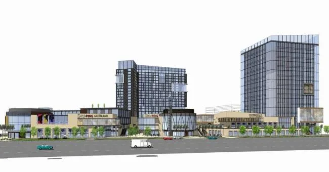 Sketchup Business Model | Multi story High rise Mixed Commercial Street, Modern Style