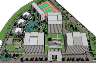 Modern Office Landscape Design | SketchUp 3D Model-BIM WORLD