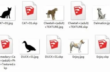SketchUp Materials for Animal and Architectural Models: Essential Components Guide-BIM WORLD