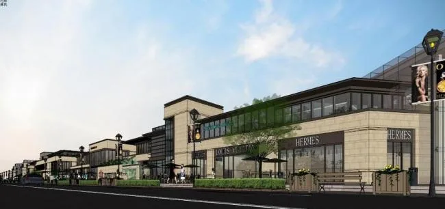 Sketchup Business Model | Multi story street side commercial, sales office, neoclassical style