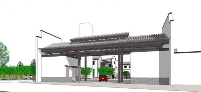 Sketchup Business Model | Multi story Club, Modern Chinese Style