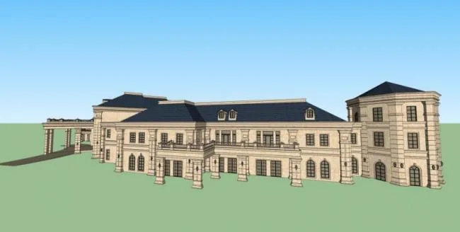 Sketchup Business Model | Multi Story Club, European Style